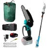 Combo Mini Motosierra A Batería + Brazo Extensible Ecodrop