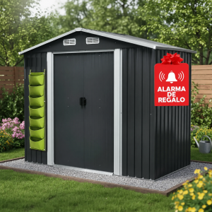 Galpón Prefabricado Reforzado 2,5M2 Alarma + Regalo Ecodrop