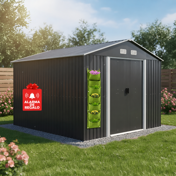 Galpón Prefabricado Reforzado 5,5M2 con Alarma + Regalo