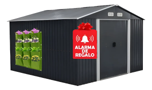 Galpón prefabricado Reforzado 8,3M2 + Regalo