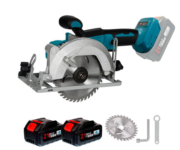 Sierra Circular Inalámbrica con 2 Baterías Ecodrop Premium