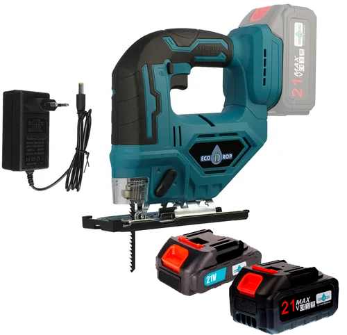 Sierra Caladora Kit 2 Baterías Ecodrop Premium