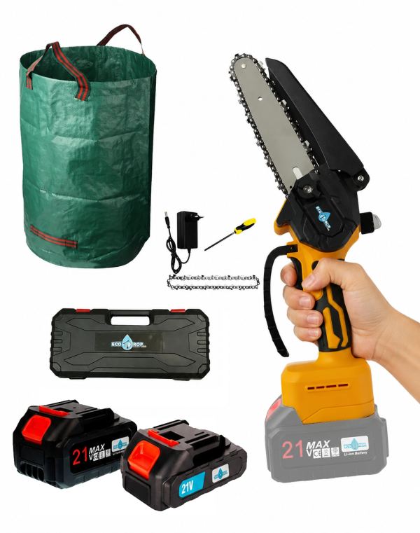 Motosierra Inalámbrica Con 2 Baterías Ecodrop MAX