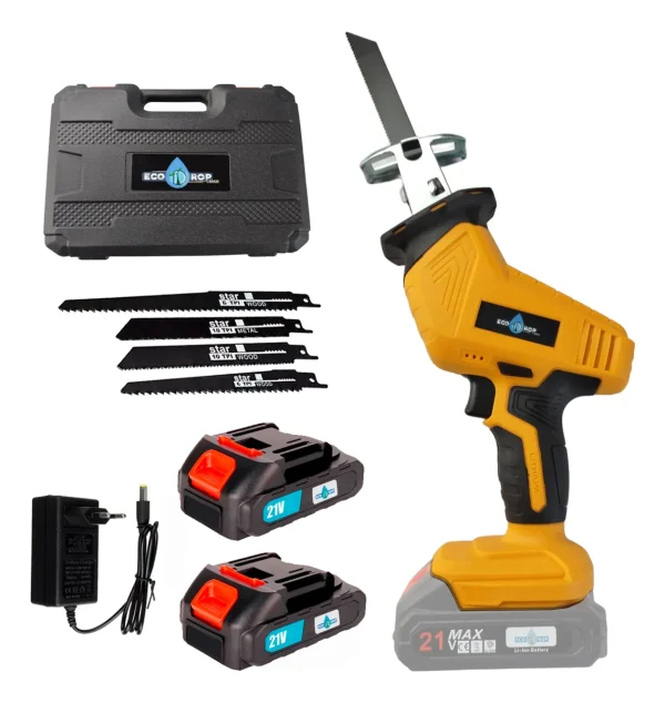 Sierra Sable 2 Baterías + Hojas + Cargador. Ecodrop MAX