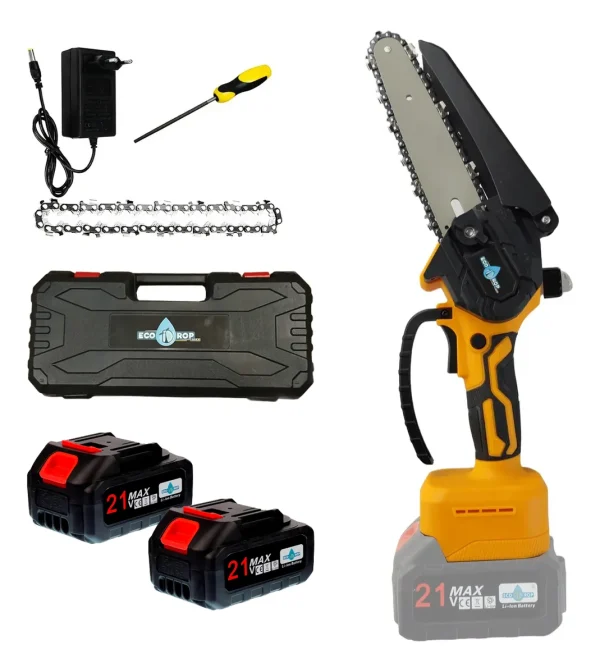 Motosierra Inalámbrica Con 2 Baterías Ecodrop MAX