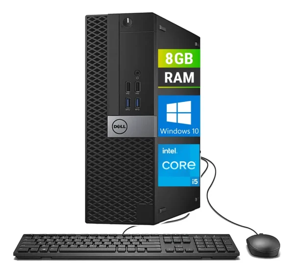 PC Escritorio Dell Optiplex Intel Core i5 8Gb RAM 256 SSD