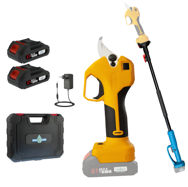 Combo Tijera Podar 2 Baterías + Brazo Extensible Ecodrop Max