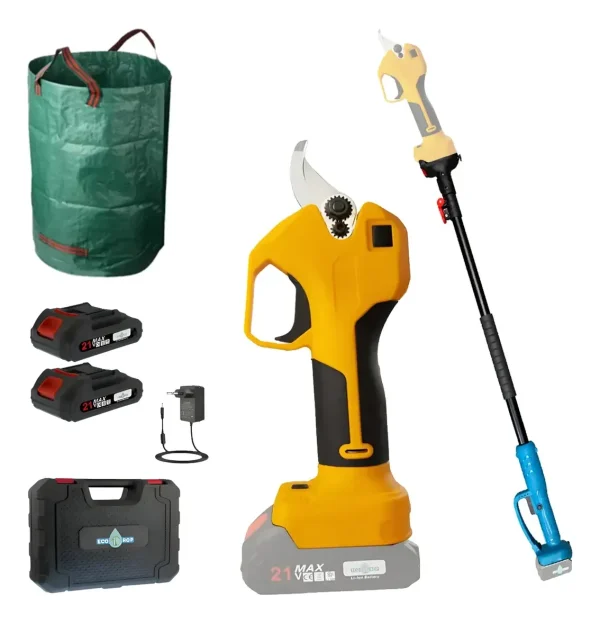 Combo Tijera Podar 2 Baterías + Brazo Extensible Ecodrop Max