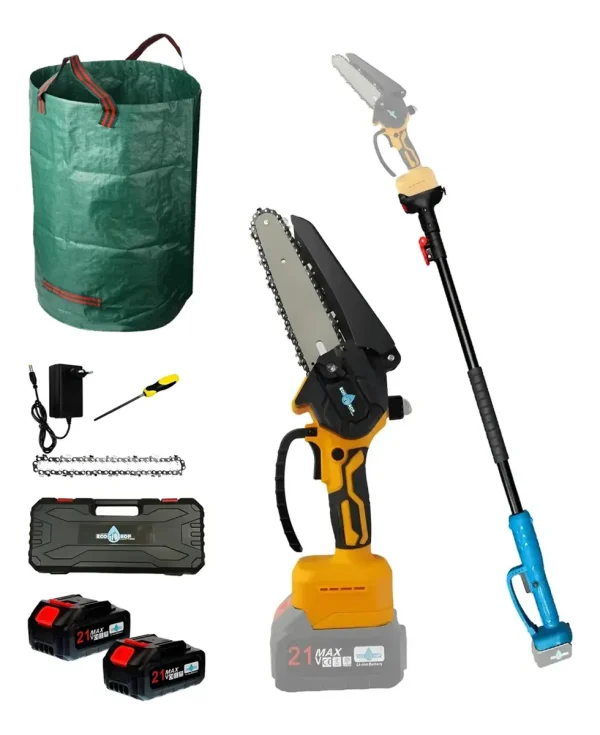 Combo Motosierra 2 Baterías + Brazo Extensible Ecodrop Max