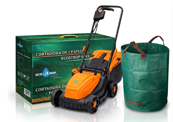 Cortadora De Césped Eléctrica Ecodrop Max 1300w 3200rpm
