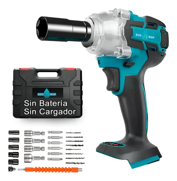 Llave De Impacto Atornillador 380nm Sin Batería Sin Cargador