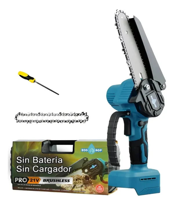 Motosierra Ecodrop Premium Corte De 6 Sin Batería Sin Carg.