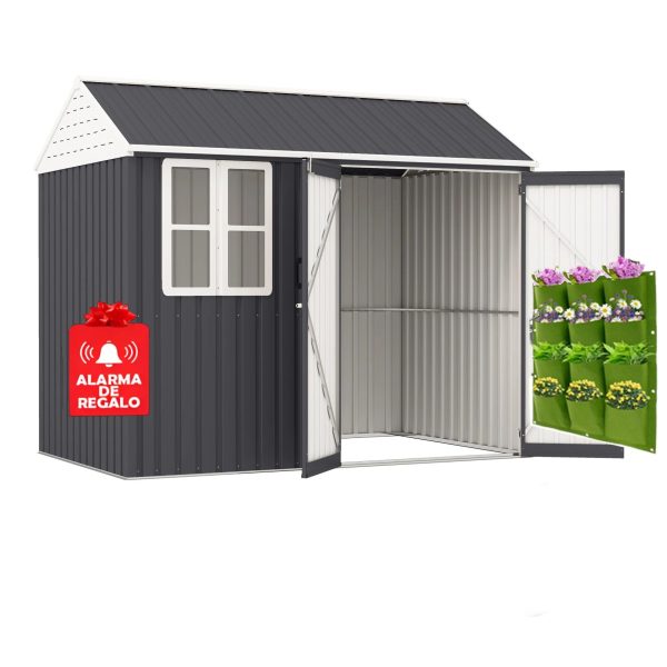 Galpón Prefabricado 4.6m2 Puerta Doble y Ventana