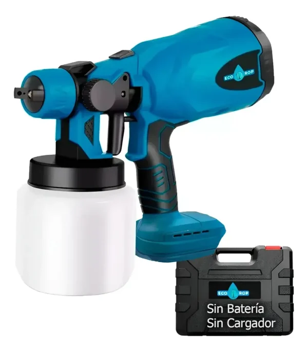 Pistola De Pintura Inalámbrica Ecodrop Premium Sin Batería