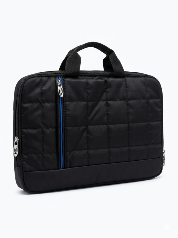 Funda Maletín Capitoneado Con Bolsillos Para Notebook 15.6"